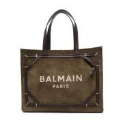 Balmain Stiliga Shoppingväskor Samling Brown, Dam