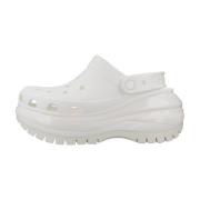 Crocs Klassiska Mega Crush Träskor White, Dam