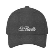 MC2 Saint Barth Lurex ull baseballkeps för kvinnor Black, Dam