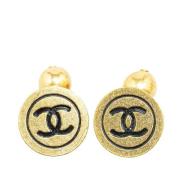 Chanel Vintage Pre-owned Metall hem-och-kontorstillbehr Yellow, Dam