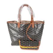 Goyard Vintage Pre-owned Canvas axelremsvskor Black, Dam