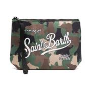 MC2 Saint Barth Camouflage Mönster Handledsrem Väska Multicolor, Dam