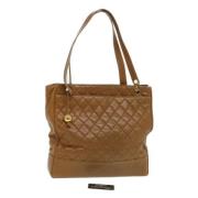 Chanel Vintage Pre-owned Canvas chanel-vskor Brown, Dam