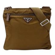 Prada Vintage Pre-owned Nylon prada-vskor Brown, Dam