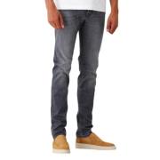 Jacob Cohën Slim Grå Jeans med Stretch Gray, Herr