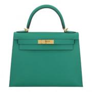 Hermès Vintage Pre-owned Laeder handvskor Green, Dam