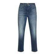 Don The Fuller Cropped Straight Leg Jeans Blue, Dam