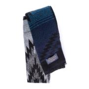 Pendleton Jacquard Ullsjal med Fransar Multicolor, Herr