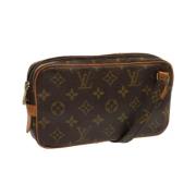 Louis Vuitton Vintage Pre-owned Canvas louis-vuitton-vskor Brown, Dam