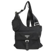 Prada Vintage Pre-owned Nylon prada-vskor Black, Dam