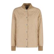 Maison Kitsuné Quiltad Jacka Beige, Dam