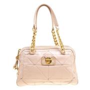 Marc Jacobs Pre-owned Pre-owned Laeder axelremsvskor Beige, Dam