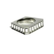 Yves Saint Laurent Vintage Pre-owned Metall ringar Gray, Dam