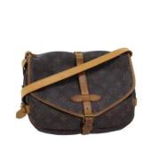 Louis Vuitton Vintage Pre-owned Canvas louis-vuitton-vskor Brown, Dam