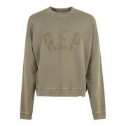 Represent Applique Sweater Beige, Herr