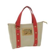 Louis Vuitton Vintage Pre-owned Bomull handvskor Beige, Dam