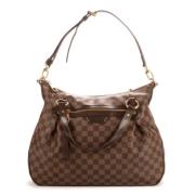 Louis Vuitton Vintage Pre-owned Canvas handvskor Brown, Dam