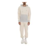 Gran Sasso Tvåfärgad huva sports tracksuit Beige, Dam