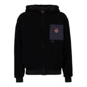 Mauna Kea Svart Sherpa Hoodie Sweaters Black, Herr