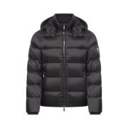 Moorer Svart Bomberjacka Acqua Linje Black, Herr