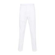 Low Brand Cropped Trousers Patrick Fly Style White, Herr