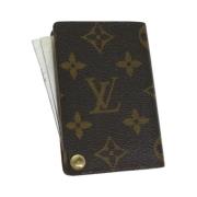 Louis Vuitton Vintage Pre-owned Belagd canvas plnbcker Brown, Dam