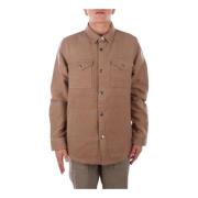 Barbour Brun Knappad Kappa Brown, Herr