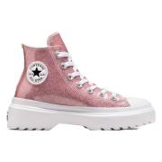 Converse Chuck Taylor All Star Lugged Hi Sneakers Pink, Dam