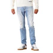 Dsquared2 Slitna Streetwear Jeans Blue, Herr