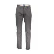 Gant Grå Bomulls Jeans Byxa Gray, Herr