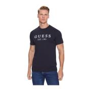 Guess T-Shirts Blue, Herr