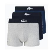 Lacoste 3-Pack Stretch Bomullsboxers - Slip Multicolor, Herr