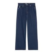 Marc O'Polo Jeans model Tomma wide Blue, Dam