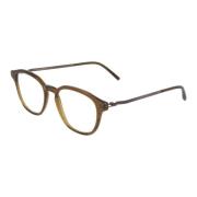 Mykita Modernt minimalistiskt metallramglasögon Yellow, Unisex