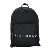 Richmond Svart herrryggsäck med meshdesign Black, Herr