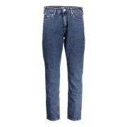 Tommy Hilfiger Blå Denim Jeans Austin Slim Tapered Blue, Herr