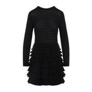 Valentino Svart Elegans Klänning Aw24 Black, Dam