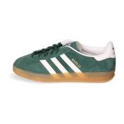 Adidas Originals Inomhus Gazelle Sneaker med Platta Sulor Green, Herr