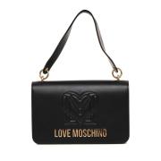 Love Moschino Stilig Medium Väska med Topp Handtag Black, Dam