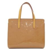 Louis Vuitton Vintage Pre-owned Tyg louis-vuitton-vskor Brown, Dam