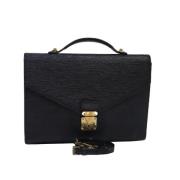 Louis Vuitton Vintage Pre-owned Laeder louis-vuitton-vskor Black, Dam