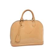 Louis Vuitton Vintage Pre-owned Laeder handvskor Beige, Dam