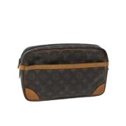 Louis Vuitton Vintage Pre-owned Canvas louis-vuitton-vskor Brown, Dam