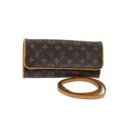 Louis Vuitton Vintage Pre-owned Canvas louis-vuitton-vskor Brown, Dam