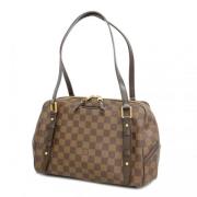 Louis Vuitton Vintage Pre-owned Tyg louis-vuitton-vskor Brown, Dam