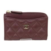 Chanel Vintage Pre-owned Laeder hem-och-kontorstillbehr Red, Dam