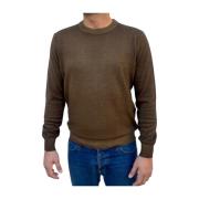 Kangra Rund hals t-shirt Brown, Herr