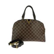 Louis Vuitton Vintage Pre-owned Canvas handvskor Brown, Dam