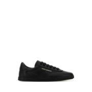 Dolce & Gabbana Svarta läder Sneakers Saint Tropez stil Black, Herr