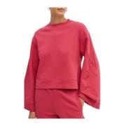 Karl Lagerfeld Rhinestone Sweatshirt 08k245w1800 Persian Red, Dam